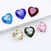 DZ 3005 28x28 mm Heart shape crystal gemstone 